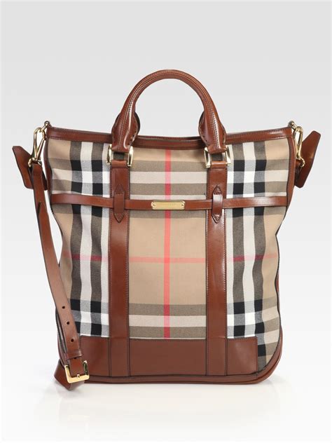 burberry small leather tote|burberry tote bag nylon.